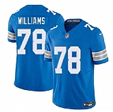 Men & Women & Youth Detroit Lions #78 Tyleik Williams Blue 2025 Draft F.U.S.E. Vapor Limited Stitched Jersey,baseball caps,new era cap wholesale,wholesale hats